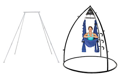 yoga trapeze stand indoor